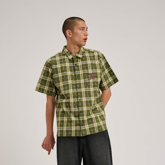 Santa Cruz Ανδρικό πουκάμισο Braun Great Outdoors SS Shirt